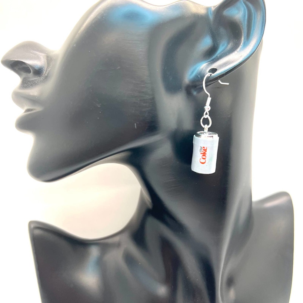 Diet Coke Earrings - Drink Earrings - Soda Earrings - Coca Cola Earrings - Picture 9 of 10